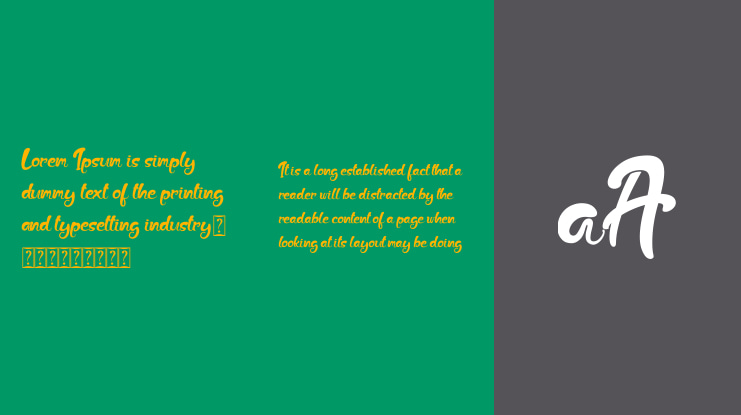 The Fox Tail Font Family