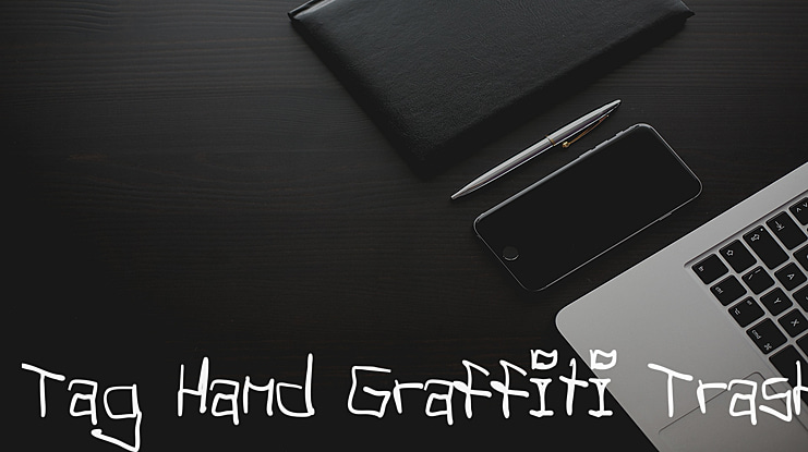 Tag Hand Graffiti Trash Font Family