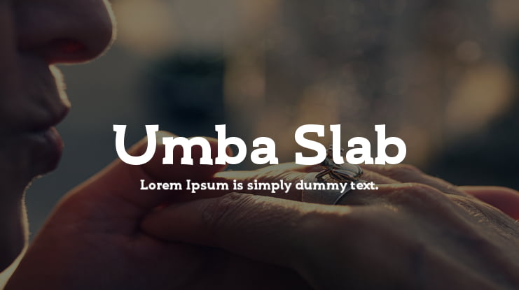 Umba Slab Font