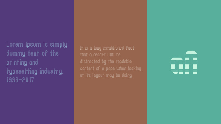 ZillahModernLine Font Family