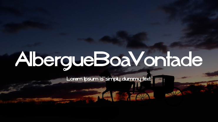 AlbergueBoaVontade Font