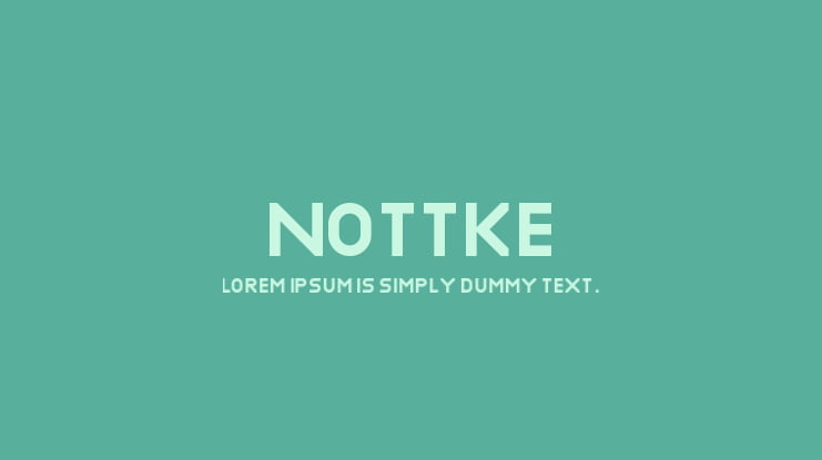 Nottke Font Family