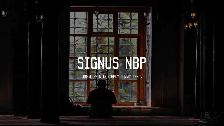 Signus NBP Font Family