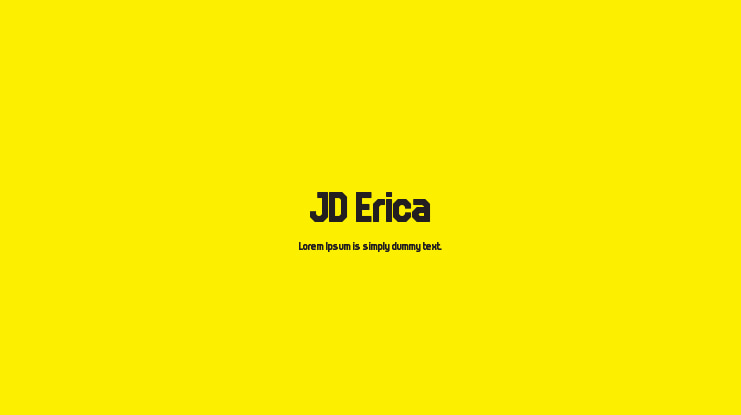 JD Erica Font