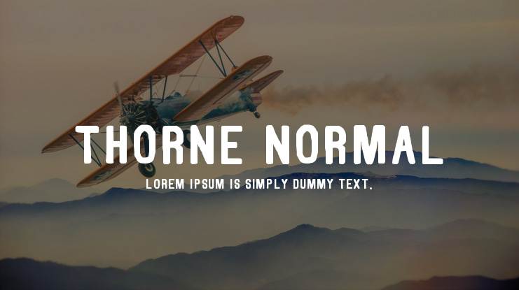 Thorne Normal Font