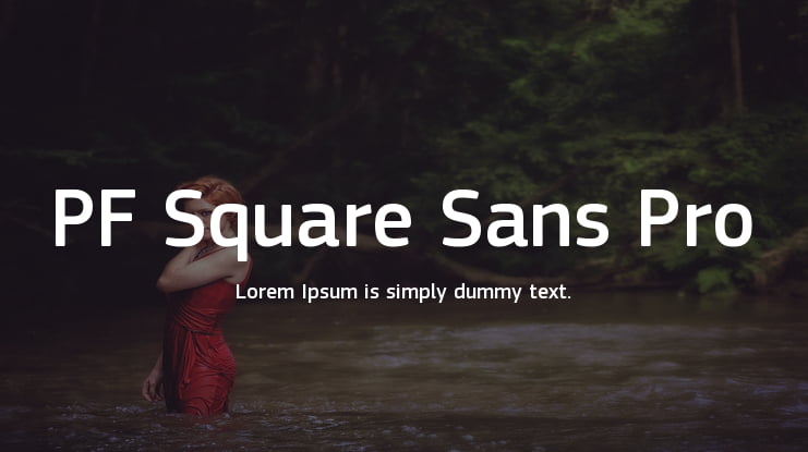 PF Square Sans Pro Font Family