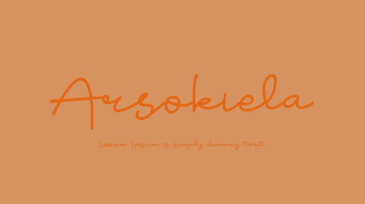 Arsokiela Font