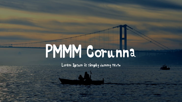 PMMM Corunna Font