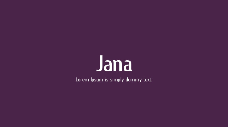 Jana Font