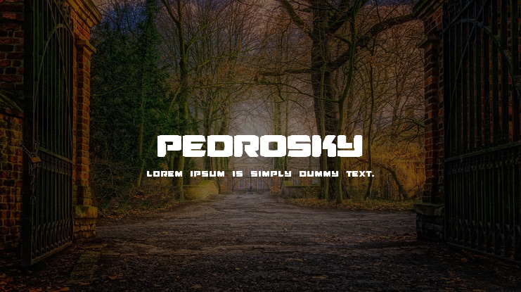 pedrosky Font
