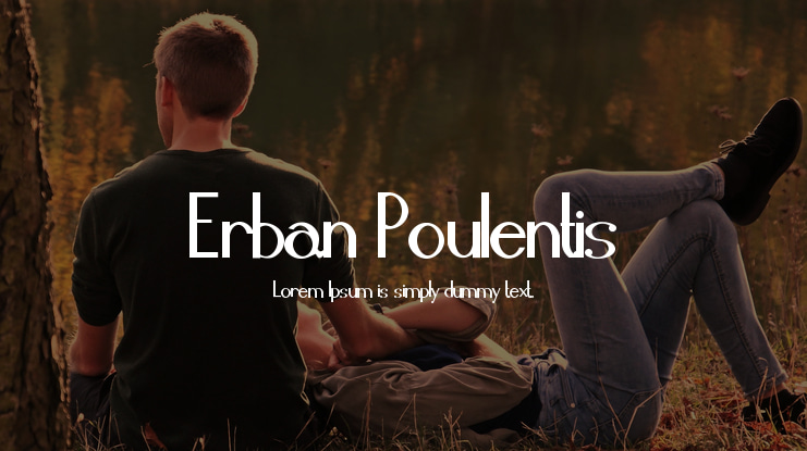 Erban Poulentis Font