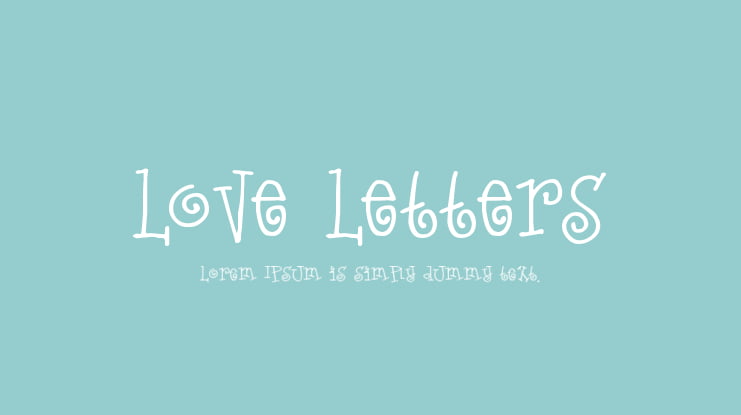 Love Letters Font