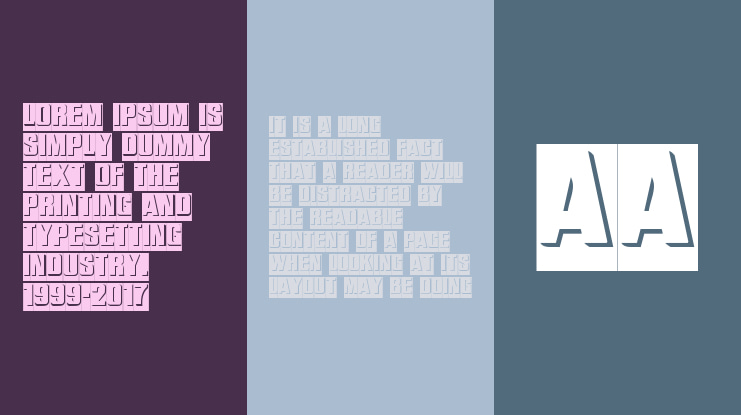 ReliefInReverse Font Family