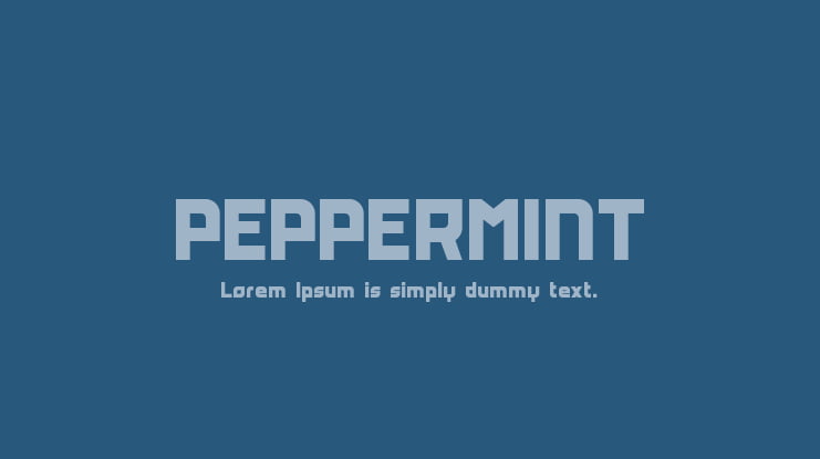 PEPPERMINT Font