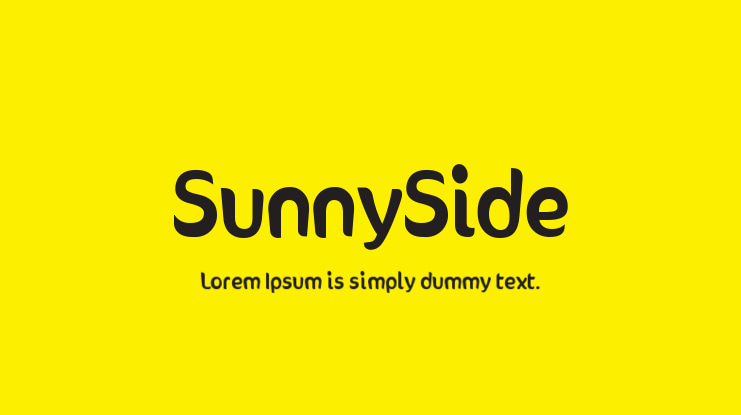 SunnySide Font
