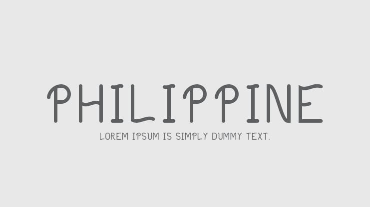 Philippine Font Family