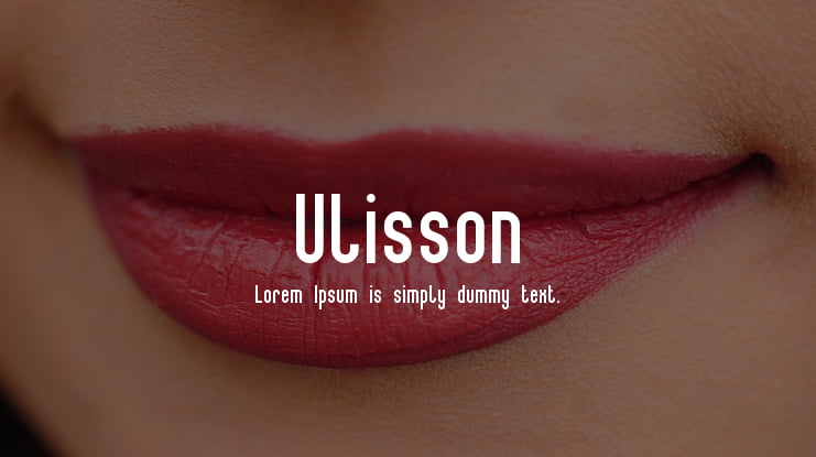 Ulisson Font