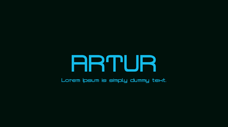 ARTUR Font