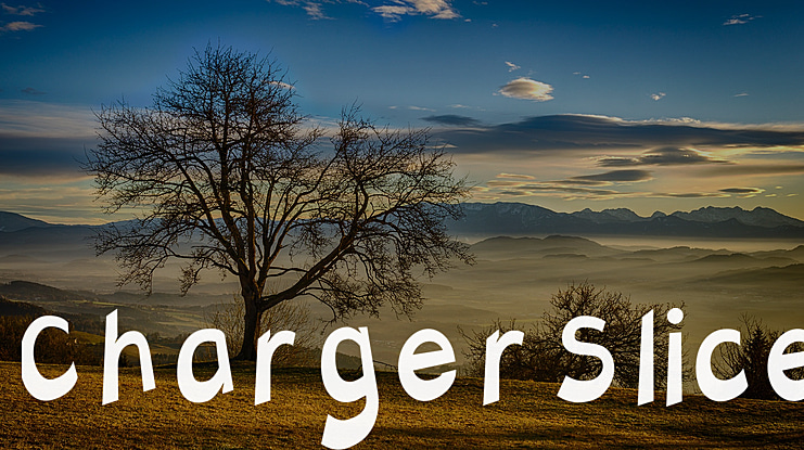 Charger Slice Font Family