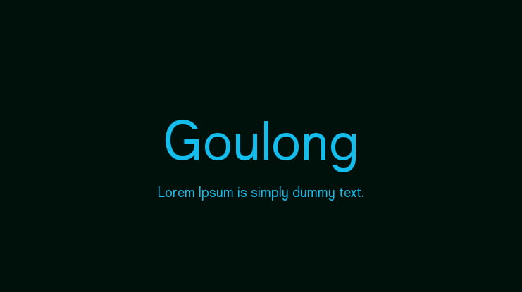 Goulong Font