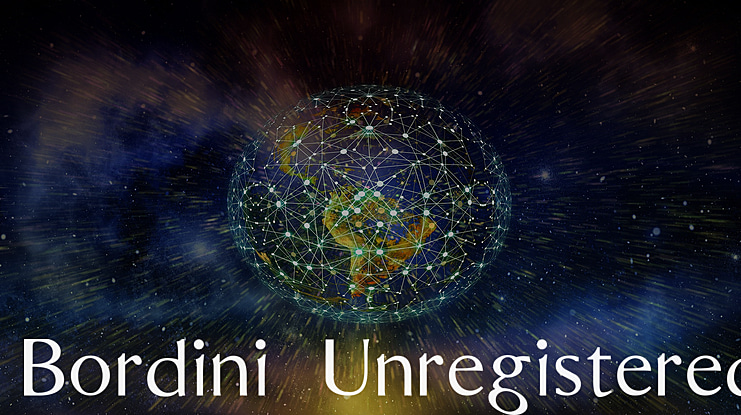 Bordini (Unregistered) Font