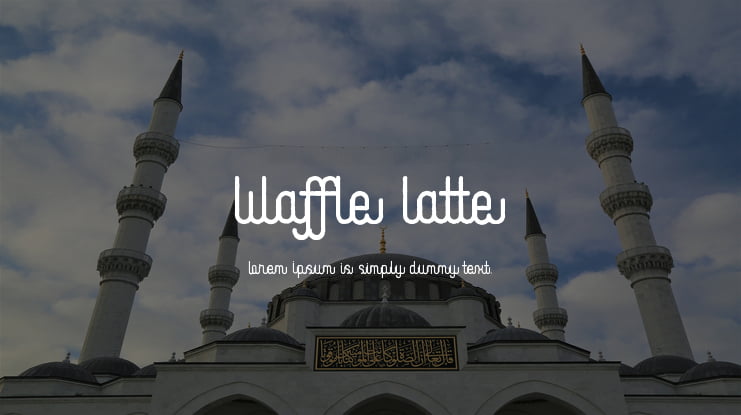 Waffle Latte Font