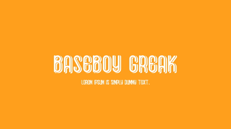 Baseboy Greak Font