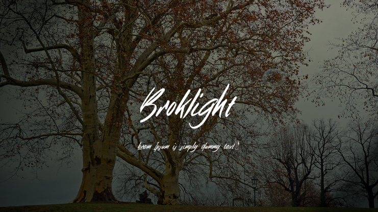 Broklight Font
