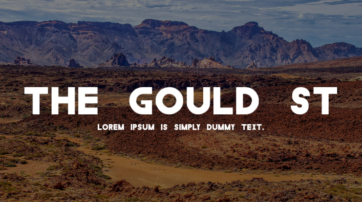 The Gould St Font