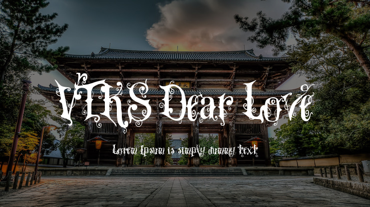 VTKS Dear Love Font