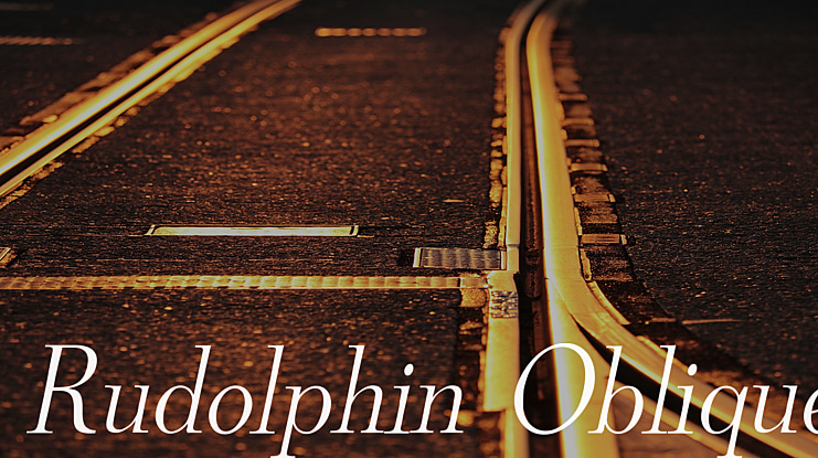 Rudolphin Oblique Font Family