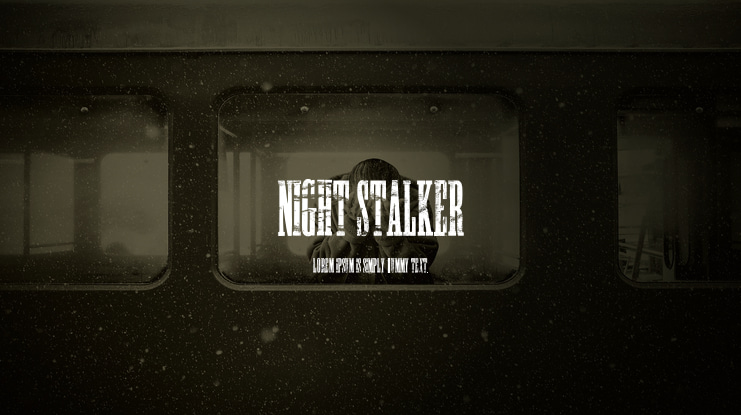 NIGHT STALKER Font