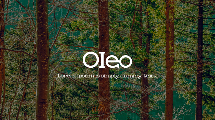 Oleo Font Family