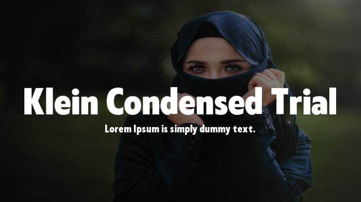 Klein Trial Font Family