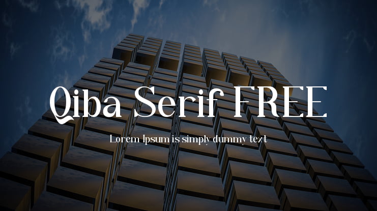 Qiba Serif FREE Font Family