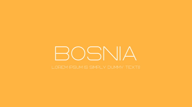 Bosnia Font