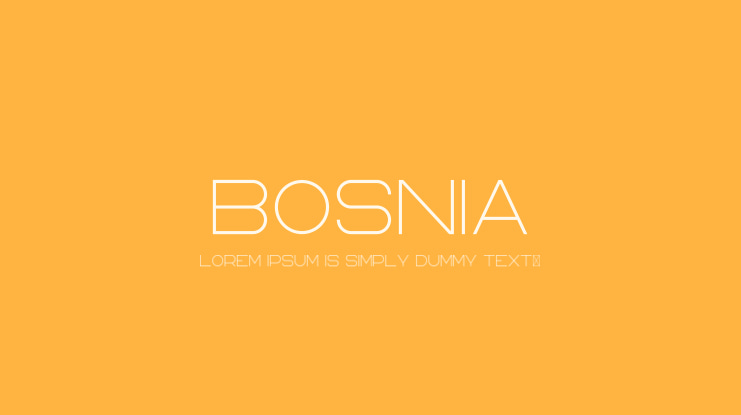 Bosnia Font