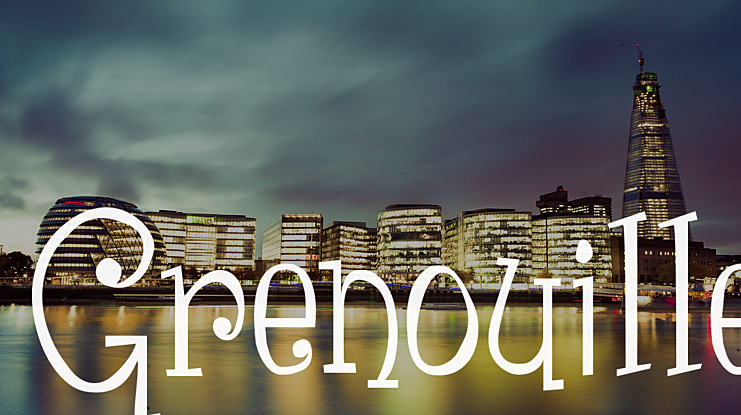 Grenouille Font
