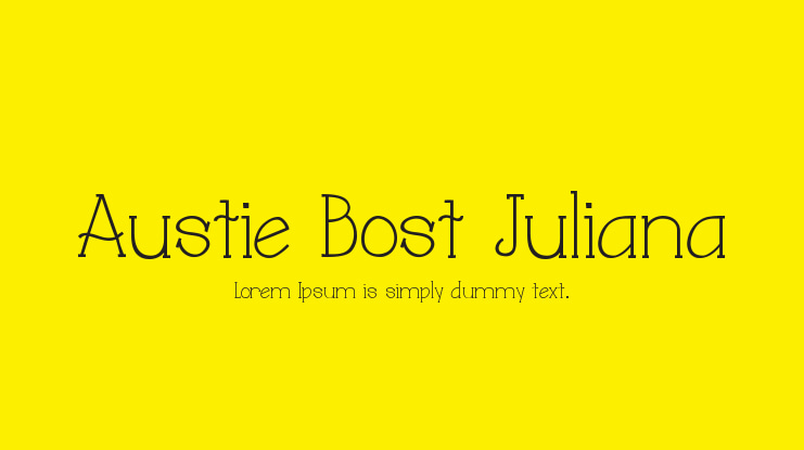 Austie Bost Juliana Font