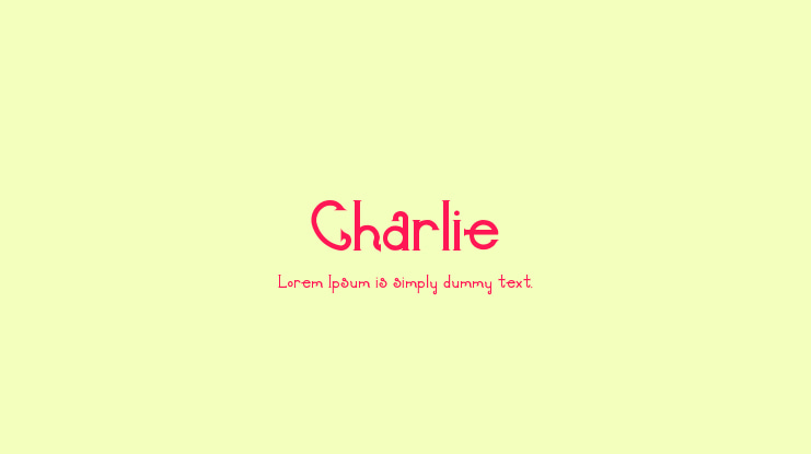 Charlie Font