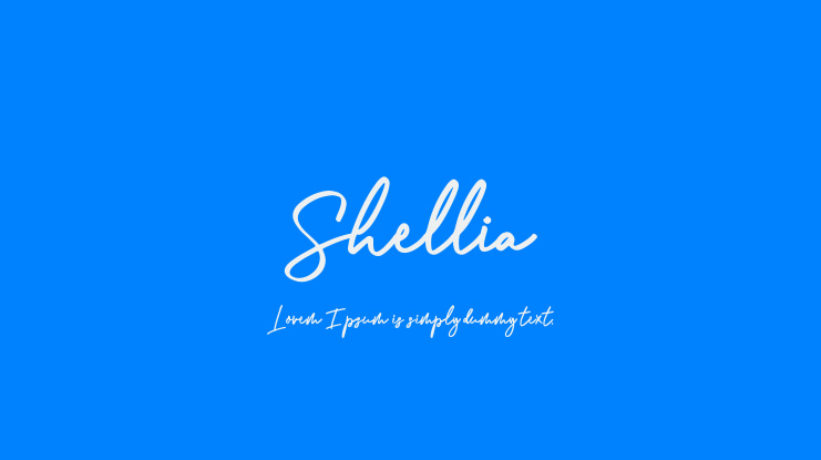 Shellia Font