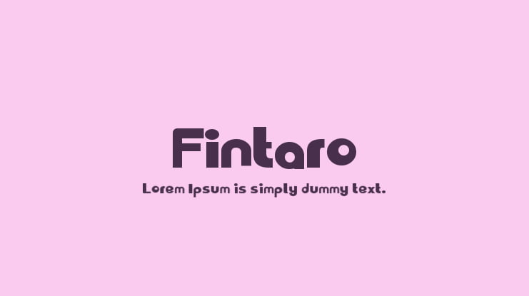 Fintaro Font