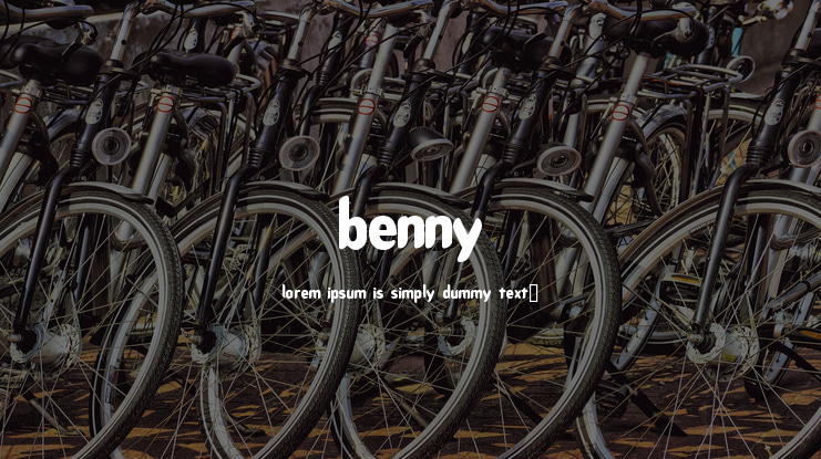 Benny Font Family