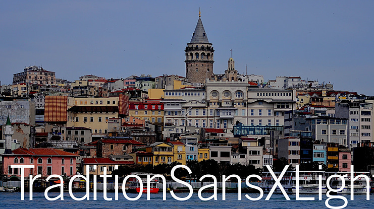 TraditionSansXLight Font