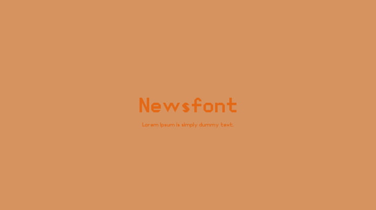 Newsfont Font
