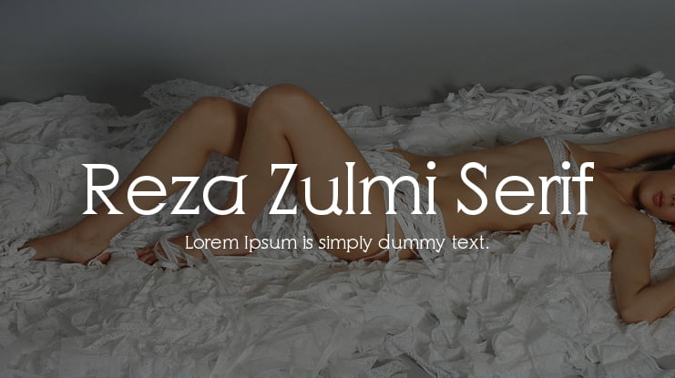 Reza Zulmi Serif Font