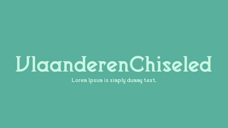 VlaanderenChiseled Font Family