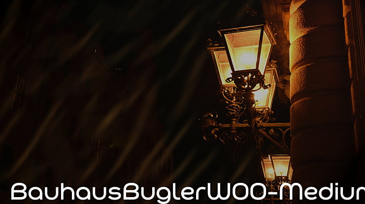 BauhausBuglerW00-Medium Font