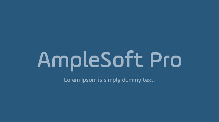 amplesoft font