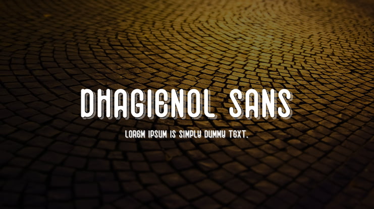 Dhagienol Sans Font